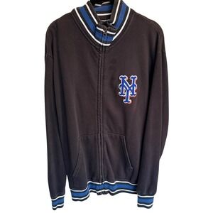 Vintage New York Mets Full Zip Jacket Black